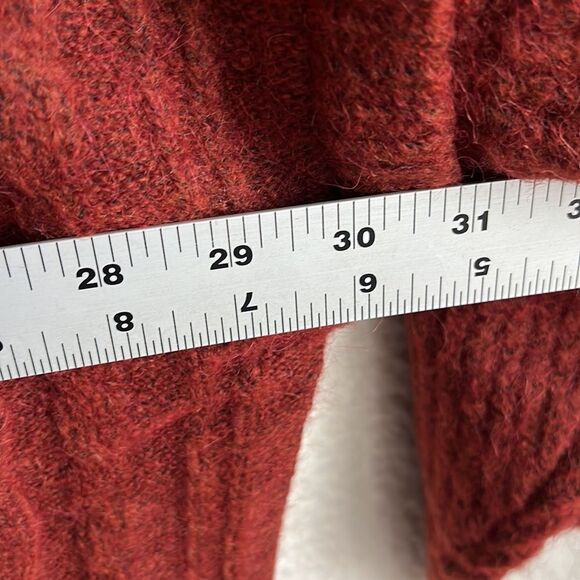 Madewell Havener Cable Knit Pullover Sweater Womens‎ 3X Brown - Picture 6 of 8